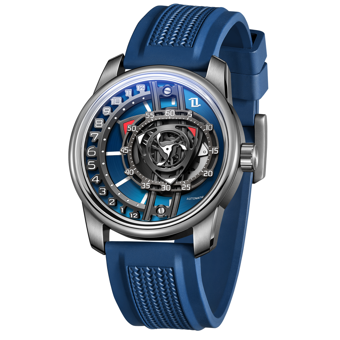 Luxury Men's Automatic Unique Skeleton Watch - OBLVLO JM ROTOR Series