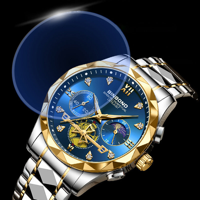 🎁Men's Multifunctional Quartz Mechanical Watch