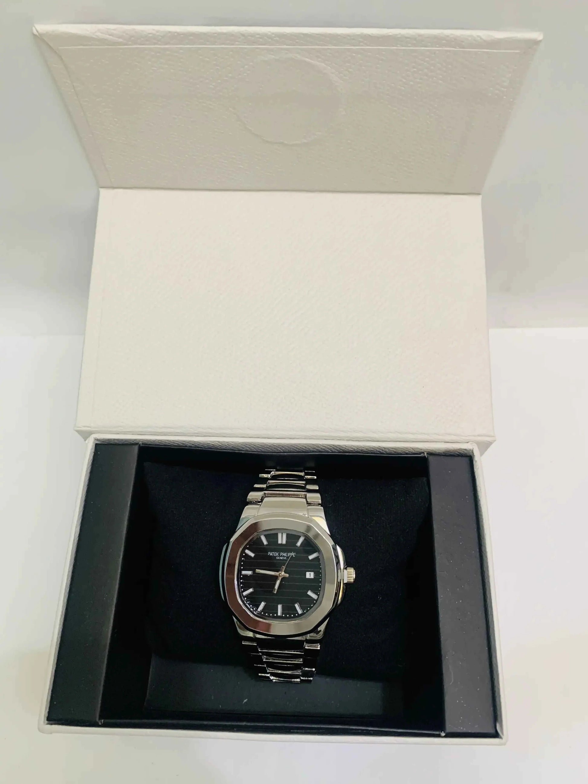 Imperial Noir – Signature Stainless Steel Watch for Men