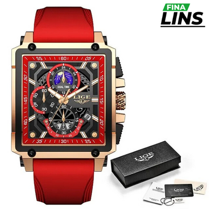 Lige Hourman - Men's Waterproof Wristwatch