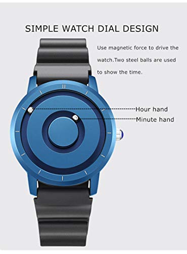 AOCASDIY® Men's & Women's Magnetic Watch | 40mm Dial, Ball Bearing Design, Waterproof Wristwatch|B0F2HQ23LM