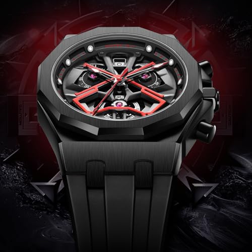 Mihawk Reloj de silicona de cuarzo digital con Black Darth Vader Serie,Reloj deportivo para hombre con Star Wars 1977, Negro , correa|B0CCMFG1F4