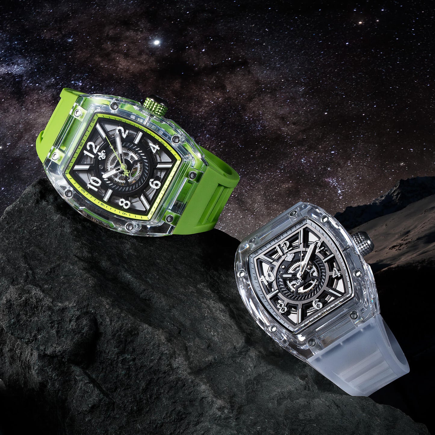 The Ghost Automatic - Transparent Watch